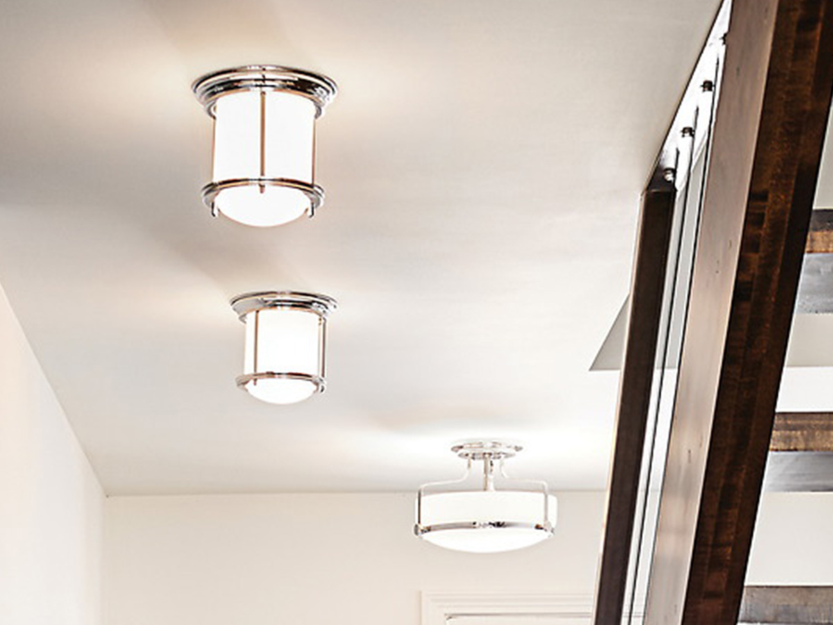 Image of low profile ceiling fixtures